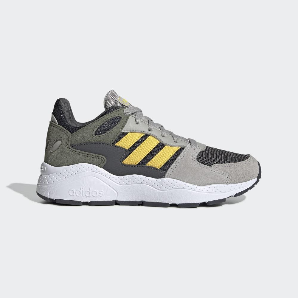 Bocanci Munte Adidas Crazychaos Baieti Romania - Gri/Galbeni/Verzi EG3067